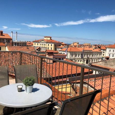 Ferienwohnung Tartini Square House Fergo Piran Exterior foto