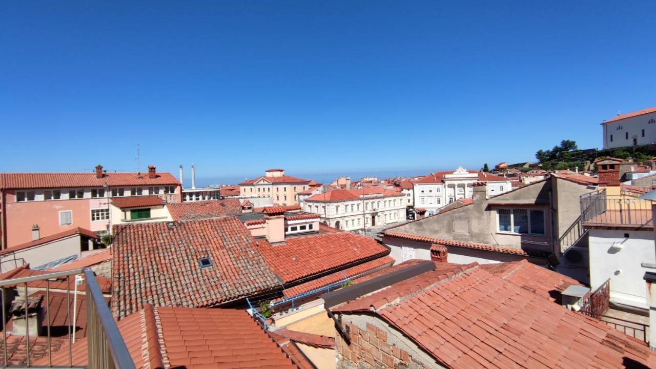 Ferienwohnung Tartini Square House Fergo Piran Exterior foto